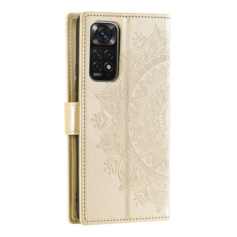 Flipové Pouzdro Na Xiaomi Redmi Note 11 / 11S Sluneční Mandala