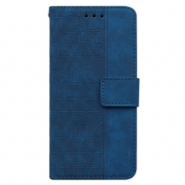 Kožené Pouzdro Na Xiaomi Redmi Note 11 / 11S Na Lana Strappy Vzor