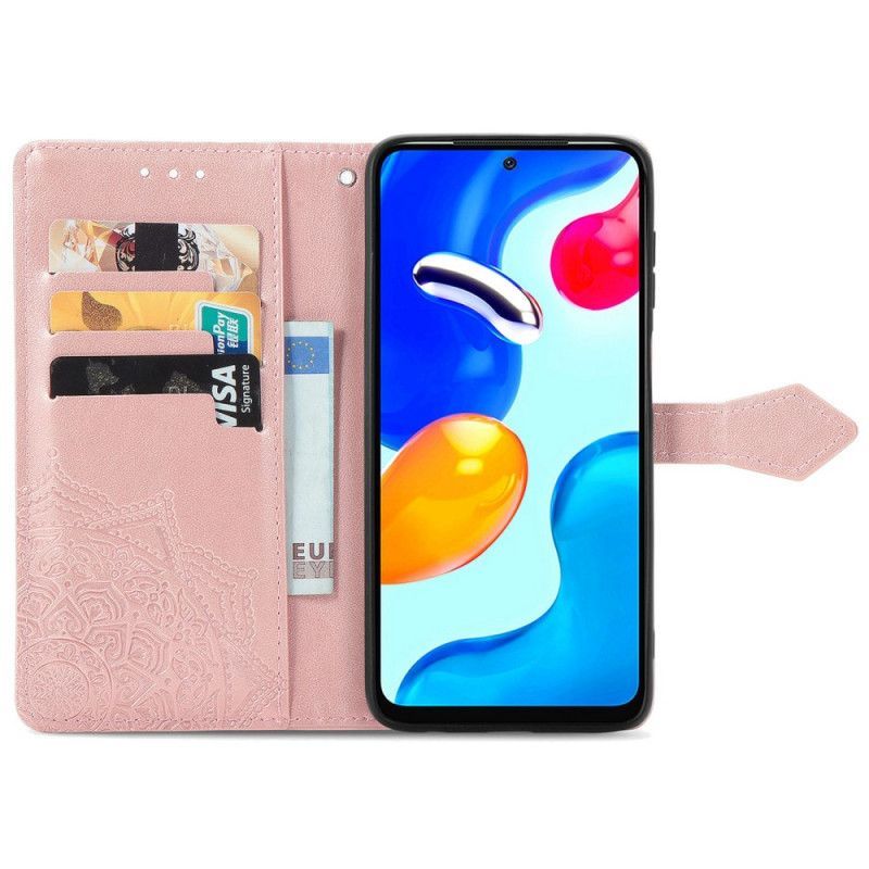 Kožené Pouzdro Na Xiaomi Redmi Note 11 / 11S Mandala Středověk