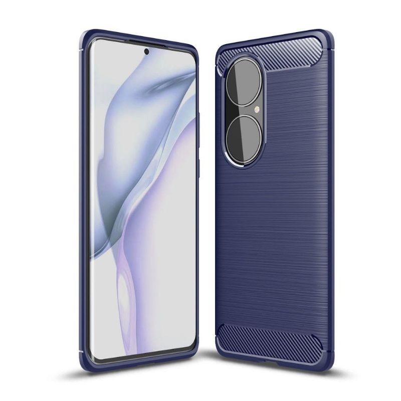 Kryt Na Huawei P50 Pro Silikonový Kartáčovaný Efekt