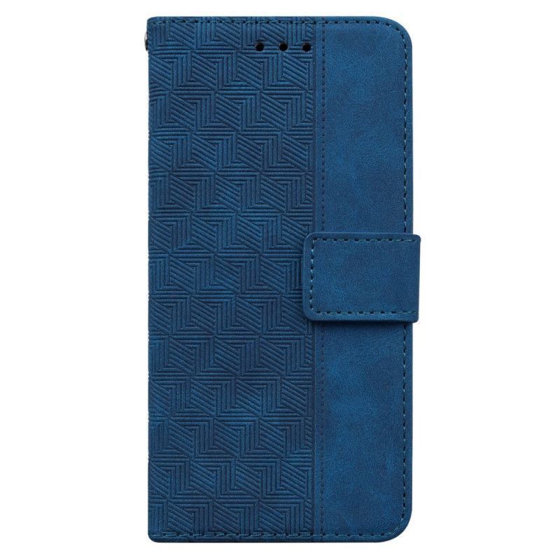 Kožené Pouzdro Na Xiaomi Redmi Note 12 4G Na Lana Strappy Vzor