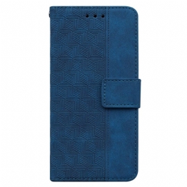 Kožené Pouzdro Na Xiaomi Redmi Note 12 4G Na Lana Strappy Vzor