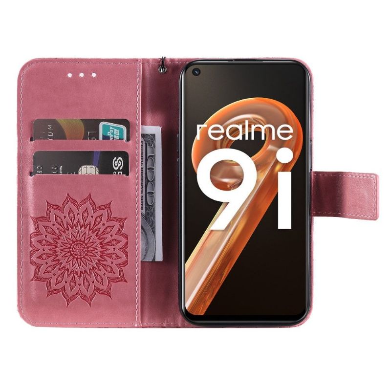 Flipové Pouzdro Na Realme 9i Na Lana Slunečnice