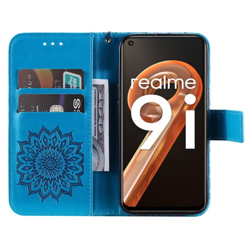 Flipové Pouzdro Na Realme 9i Na Lana Slunečnice