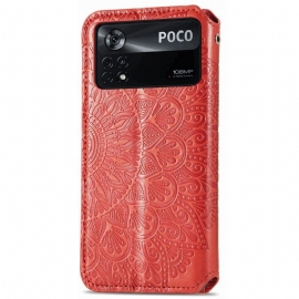 Flipové Pouzdro Na Poco X4 Pro 5G Elegantní Mandala