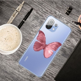 Kryt Na Xiaomi Mi 11 Růžový Motýl