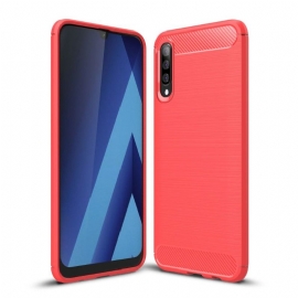 Kryt Na Samsung Galaxy A70 Uhlíkový Kartáčovaný Gel