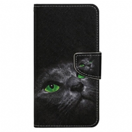 Flipové Pouzdro Na Xiaomi 12T / 12T Pro Na Lana Green Eyed Cat In Pop