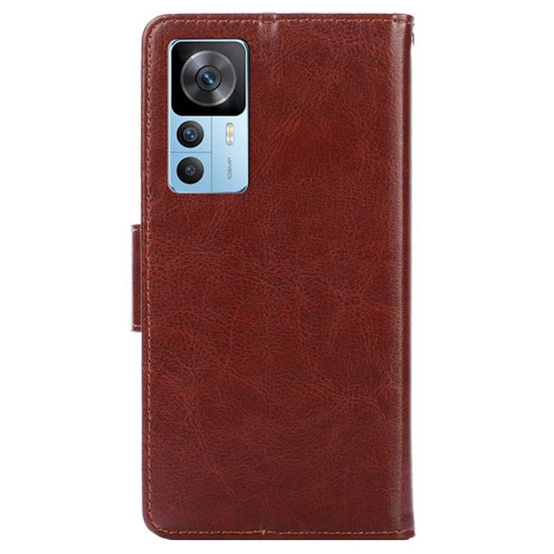 Flipové Pouzdro Na Xiaomi 12T / 12T Pro Retro Kožený Styl