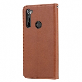 Flipové Pouzdro Na Xiaomi Redmi Note 8T Pouzdro S Koženým Stojánkem