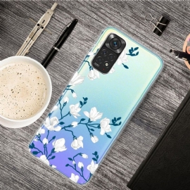 Kryt Na Xiaomi Redmi Note 11 / Note 11S Bílé Květy