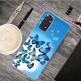 Kryt Na Xiaomi Redmi Note 11 / Note 11S Modrí Motýli