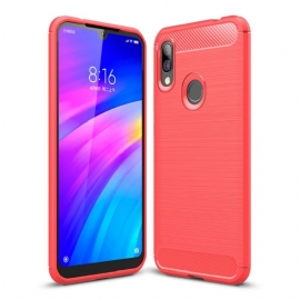 Kryty Na Mobil Na Xiaomi Redmi 7 Uhlíkový Kartáčovaný Gel