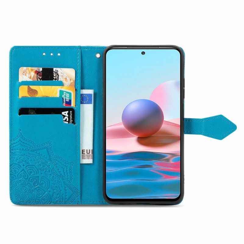 Flipové Pouzdro Na Xiaomi Redmi Note 10 Držák Karty Mandala