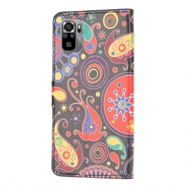 Kožené Pouzdro Na Xiaomi Redmi Note 10 Paisley Flower