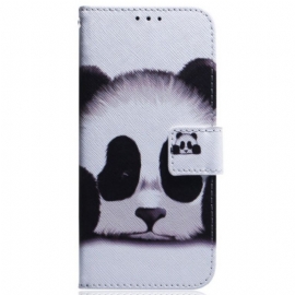 Kožené Pouzdro Na Honor Magic 5 Lite Na Lana Strappy Panda