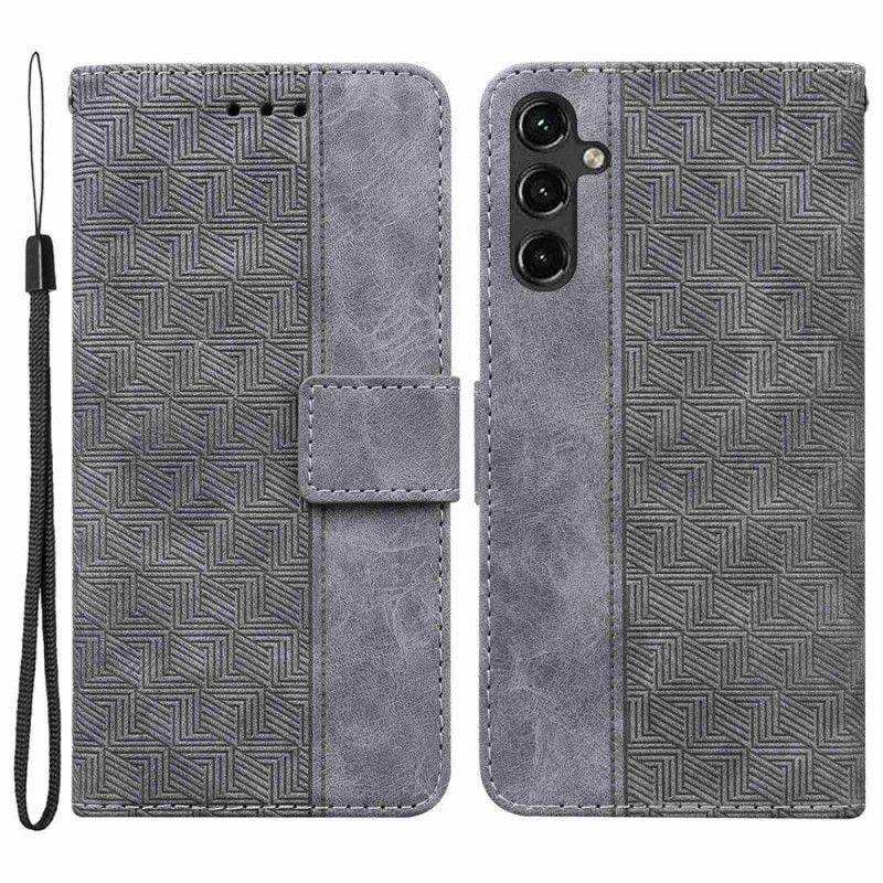 Flipové Pouzdro Na Samsung Galaxy A14 / A14 5G Na Lana Strappy Vzor