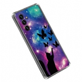 Kryty Na Mobil Na Samsung Galaxy A14 / A14 5G Silikon Space Cat