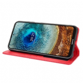 Kožené Pouzdro Folio Na Nokia X20 / X10 Kůže Ve Stylu Cirénius