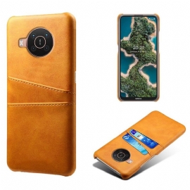 Kryty Na Mobil Na Nokia X20 / X10 Držák Karet S Efektem Melody Leather