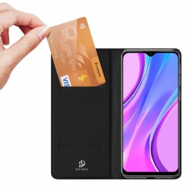 Flipové Pouzdro Na Xiaomi Redmi 9 Saténový Povlak