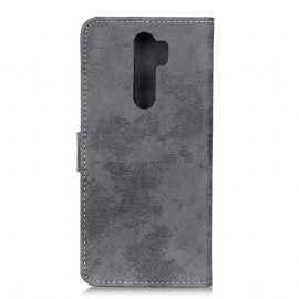 Kožené Pouzdro Folio Na Xiaomi Redmi 9 Vintage Umělá Kůže Cyrius