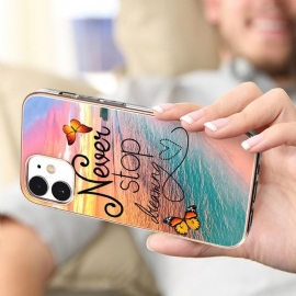 Kryt Na iPhone 12 Mini Nikdy Nepřestávejte Snít