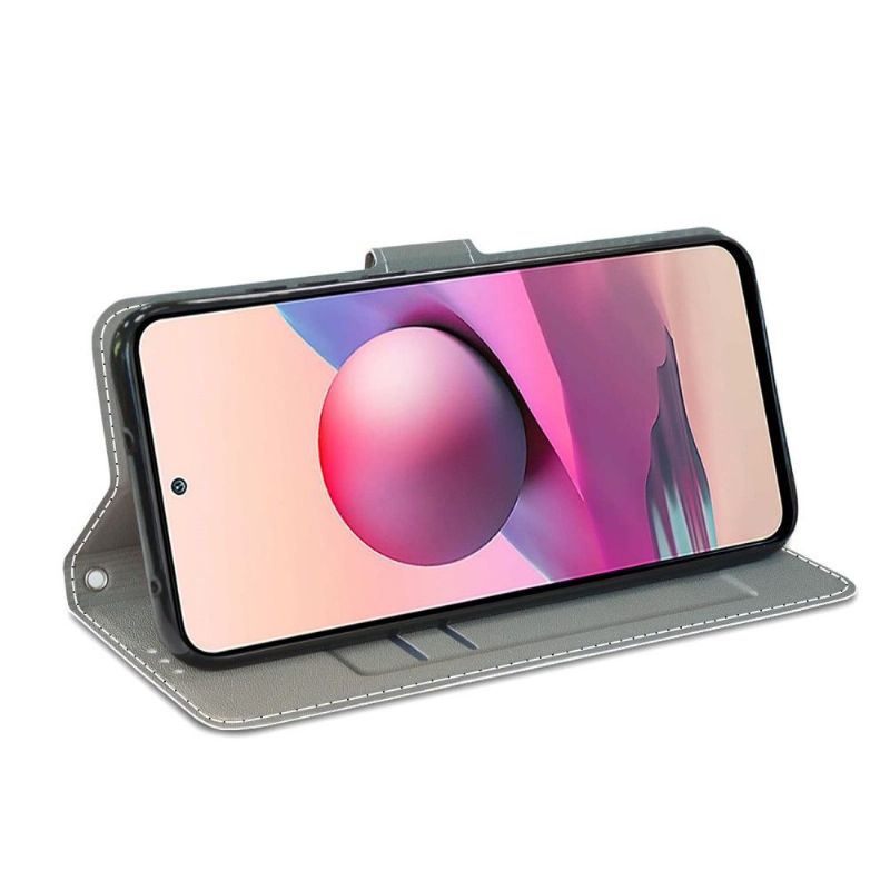 Flipové Pouzdro Na Xiaomi Redmi Note 10 4G / Note 10S Kapky Vody