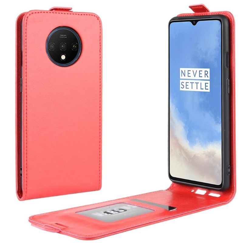 Kožené Pouzdro Na OnePlus 7T Flipové Pouzdro Vertikální Umělá Kůže