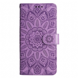 Kožené Pouzdro Na Xiaomi 13 Mandala Sun S Šňůrkou