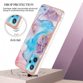 Kryt Na Realme 9 Pro Plus Modrý Mramor