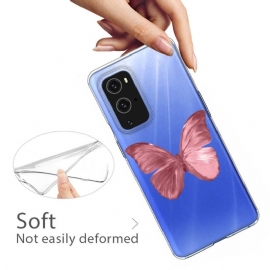 Kryt Na OnePlus 9 Pro Růžový Motýl