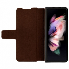 Flipové Pouzdro Na Samsung Galaxy Z Fold 4 Nillkin Umělá Kůže