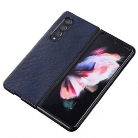 Kryt Na Samsung Galaxy Z Fold 4 Textura Umělá Kůže Nylon