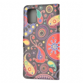 Flipové Pouzdro Na Samsung Galaxy A41 Paisley Flower