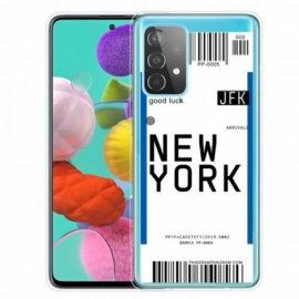 Kryt Na Samsung Galaxy A52 4G / A52 5G / A52s 5G Palubní Vstupenka Do New Yorku