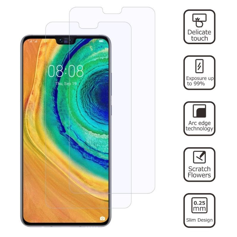 Huawei Mate 30 – Balení 2 Fólií Z Tvrzeného Skla