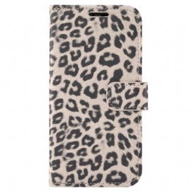 Flipové Pouzdro Na iPhone 14 Leopard