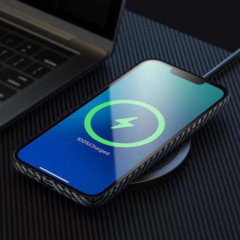 Kryty Na Mobil Na iPhone 14 Design Z Uhlíkových Vláken