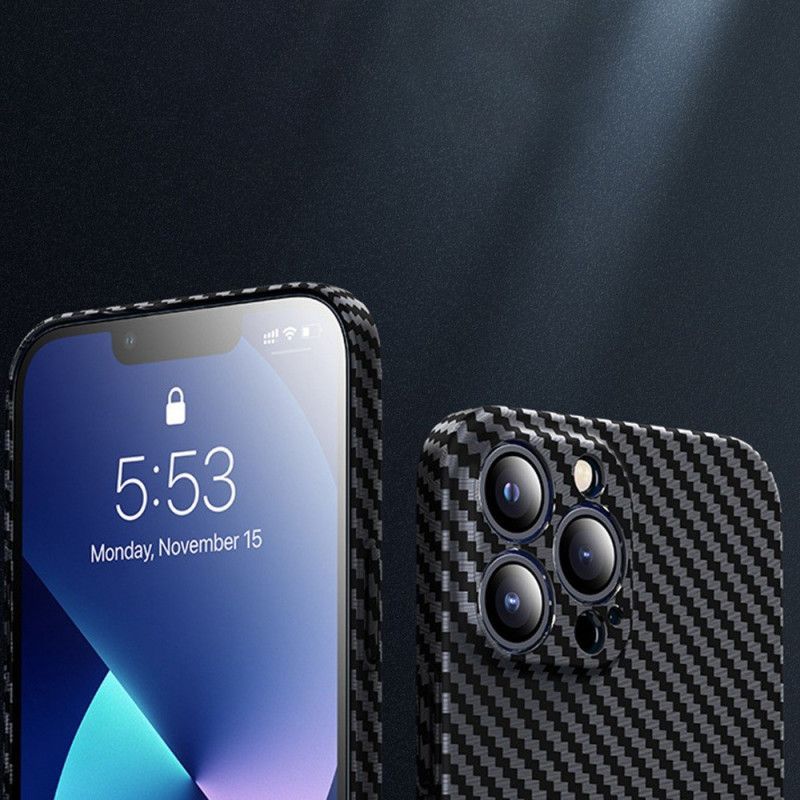 Kryty Na Mobil Na iPhone 14 Design Z Uhlíkových Vláken