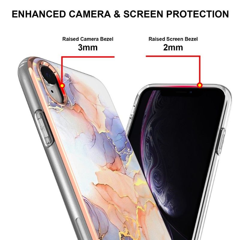 Kryt Na iPhone XR Barevný Mramor