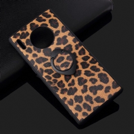 Kryt Na Huawei Mate 30 Pro S Magnetickým Držákem S Leopardím Vzorem