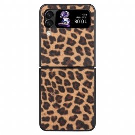 Kryt Na Samsung Galaxy Z Flip 4 Flipové Pouzdro Leopard