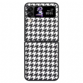 Kryty Na Mobil Na Samsung Galaxy Z Flip 4 Flipové Pouzdro Houndstooth