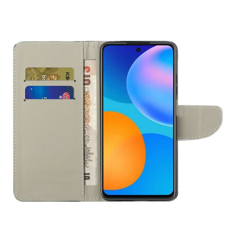 Kožené Pouzdro Na Xiaomi Redmi Note 10 5G Retro Eiffelova Věž