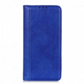 Kryty Na Mobil Na Xiaomi Redmi Note 10 5G Flipové Pouzdro Verze Litchi Split Leather