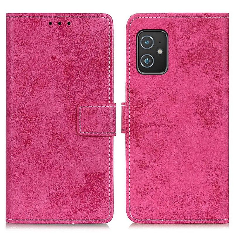 Flipové Pouzdro Na Asus Zenfone 8 Cyrius Faux Leather Vintage