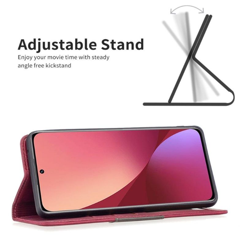 Kožené Pouzdro Na Xiaomi 12 Flipové Pouzdro Binfen Color Flip Umělá Kůže