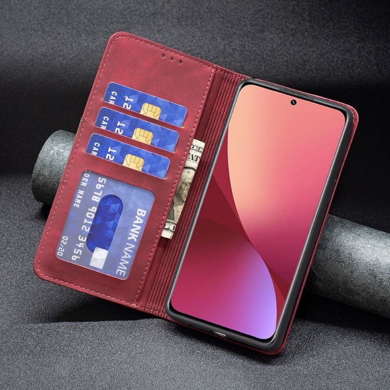 Kožené Pouzdro Na Xiaomi 12 Flipové Pouzdro Binfen Color Flip Umělá Kůže