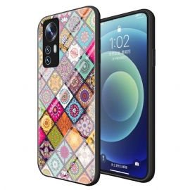 Kryt Na Xiaomi 12 Mandalový Kaleidoskop Se Stojanem